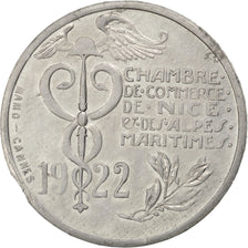 France, 10 Centimes, 1922, AU(50-53), Aluminium, Elie #10.4, 1.62