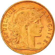 Coin, France, Marianne, 10 Francs, 1908, Paris, EF(40-45), Gold, KM:846