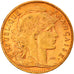Moneta, Francja, Marianne, 10 Francs, 1908, Paris, EF(40-45), Złoto, KM:846