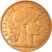 Moneda, Francia, Marianne, 10 Francs, 1901, Paris, MBC, Oro, KM:846