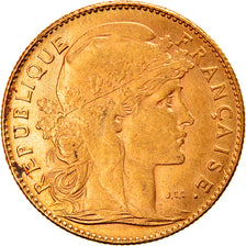 Munten, Frankrijk, Marianne, 10 Francs, 1912, Paris, ZF+, Goud, KM:846