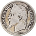 Moeda, França, Napoleon III, Napoléon III, 2 Francs, 1866, Bordeaux