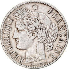 Moneta, Francja, Cérès, 2 Francs, 1887, Paris, EF(40-45), Srebro, KM:817.1