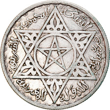 Coin, Morocco, Mohammed V, 100 Francs, 1953, Paris, EF(40-45), Silver, KM:52