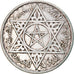 Coin, Morocco, Mohammed V, 100 Francs, 1953, Paris, EF(40-45), Silver, KM:52