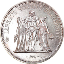 Monnaie, France, Hercule, 50 Francs, 1974, SPL, Argent, Gadoury:882a, KM:941.2