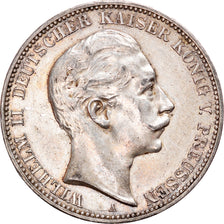 Moneta, Stati tedeschi, PRUSSIA, Wilhelm II, 3 Mark, 1912, Berlin, BB+, Argento