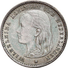 Moneda, Países Bajos, Wilhelmina I, 10 Cents, 1894, EBC, Plata, KM:116