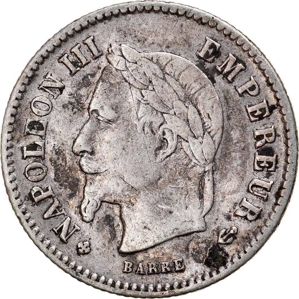 Coin, France, Napoleon III, Napoléon III, 20 Centimes, 1867, Strasbourg