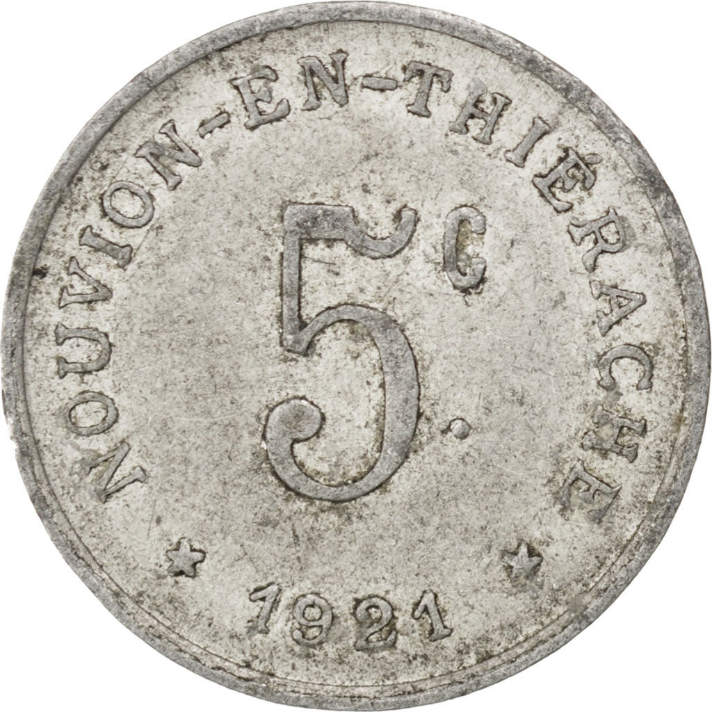 Francia, 5 Centimes, 1921, BB, Alluminio, Elie:10.1