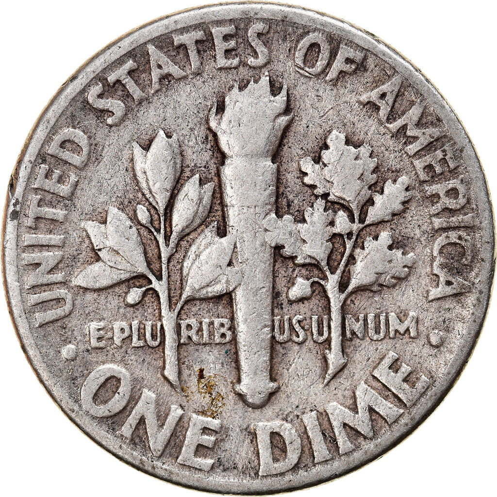 Coin, United States, Roosevelt Dime, Dime, 1950, U.S. Mint, Philadelphia