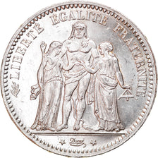 Moneta, Francia, Hercule, 5 Francs, 1873, Paris, BB+, Argento, KM:820.1