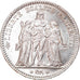 Moneta, Francia, Hercule, 5 Francs, 1873, Paris, BB+, Argento, KM:820.1