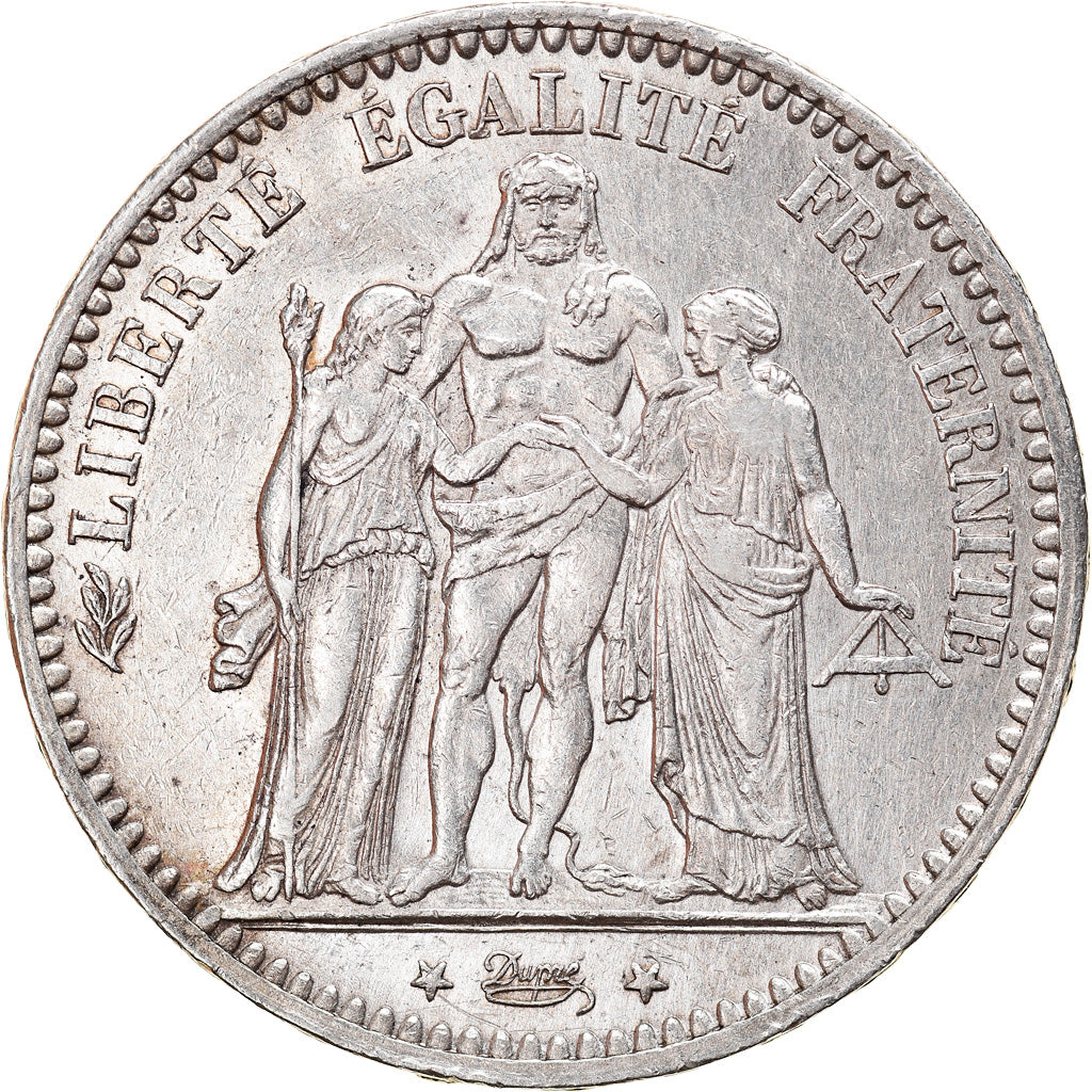 Munten, Frankrijk, Hercule, 5 Francs, 1873, Paris, PR, Zilver, KM:820.1