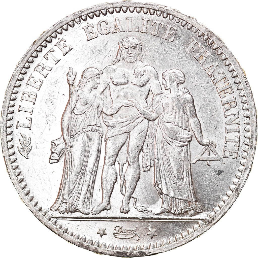 Coin, France, Hercule, 5 Francs, 1874, Paris, MS(60-62), Silver, KM:820.1