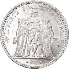 Coin, France, Hercule, 5 Francs, 1874, Paris, MS(60-62), Silver, KM:820.1