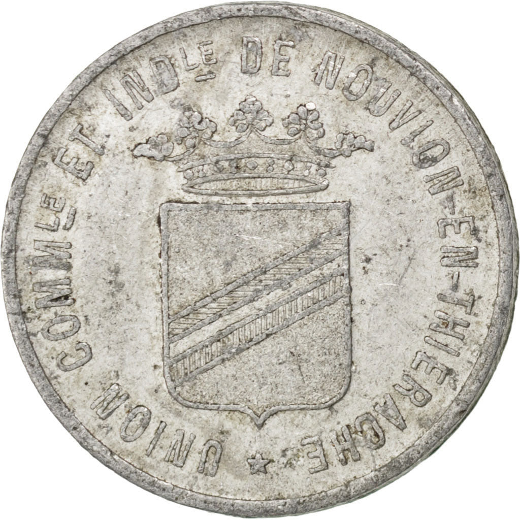 France, 5 Centimes, 1921, EF(40-45), Aluminium, Elie #10.1, 0.65