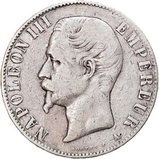 Moneta, Francja, Napoleon III, Napoléon III, 5 Francs, 1856, Paris, VF(20-25)
