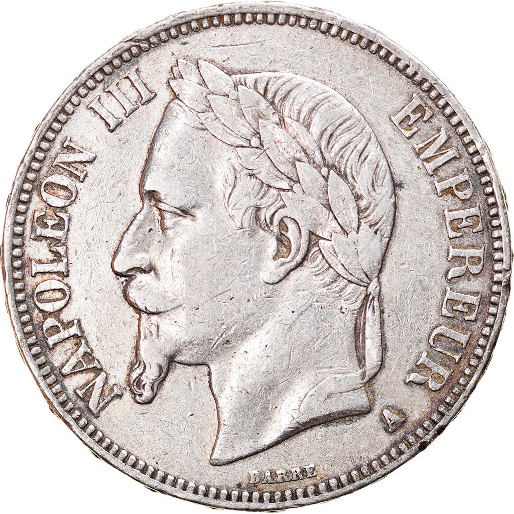 Münze, Frankreich, Napoleon III, Napoléon III, 5 Francs, 1868, Paris, SS