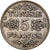 Moneta, Tunisia, Ahmad Pasha Bey, 5 Francs, AH 1353/1934, Paris, BB, Argento