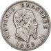 Coin, Italy, Vittorio Emanuele II, Lira, 1863, Milan, VF(30-35), Silver, KM:5a.1