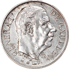 Francia, medaglia, Général De Gaulle, 1980, Santucci, FDC, Argento