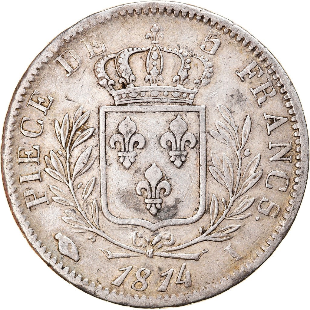 Münze, Frankreich, Louis XVIII, Louis XVIII, 5 Francs, 1814, Limoges, SS