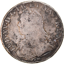 Coin, France, Louis XV, Écu aux branches d'olivier, Ecu, 1728, La Rochelle