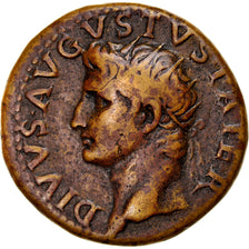 Coin, Augustus, Dupondius, 22-26, Roma, EF(40-45), Copper, Cohen:252