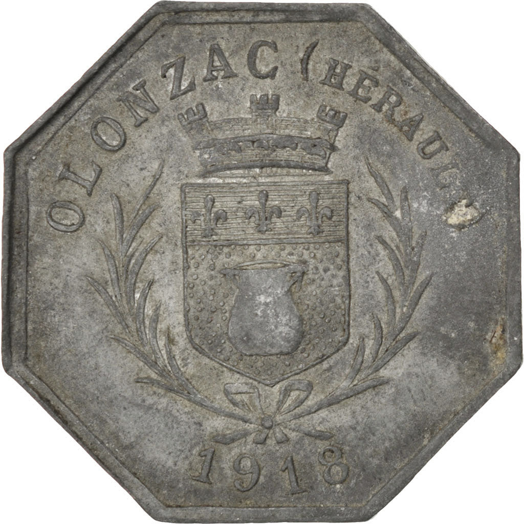Olonzac, Coopérative de Consommation, 25 Centimes 1918, Elie 20.3