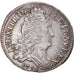 Moneta, Francia, Louis XIV, 10 Sols aux insignes, 10 Sols-1/8 Ecu, 1704, Paris
