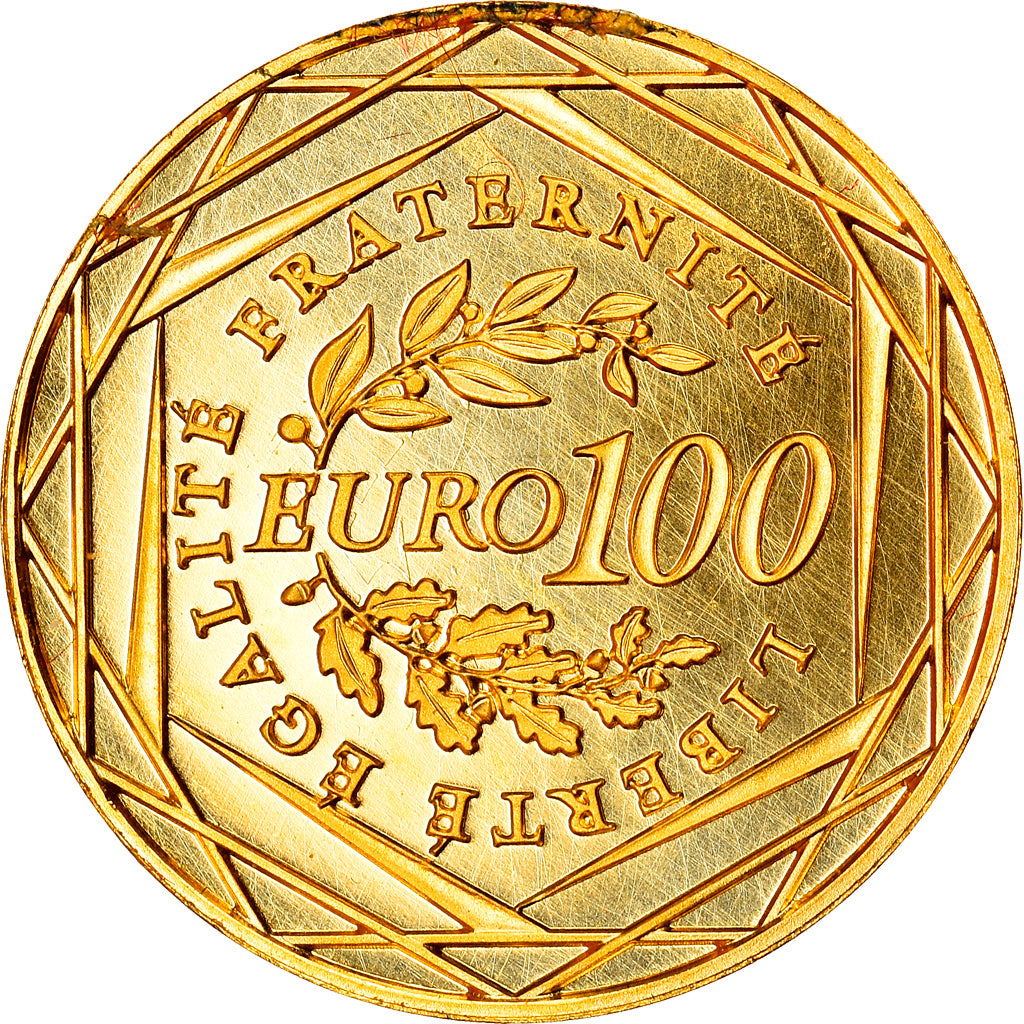 France, 100 Euro, 2009, Paris, MS(65-70), Gold