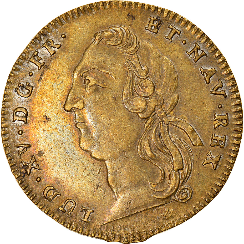 France, Token, Place de la Bourse, Statue Equestre de Louis XV, Bordeaux