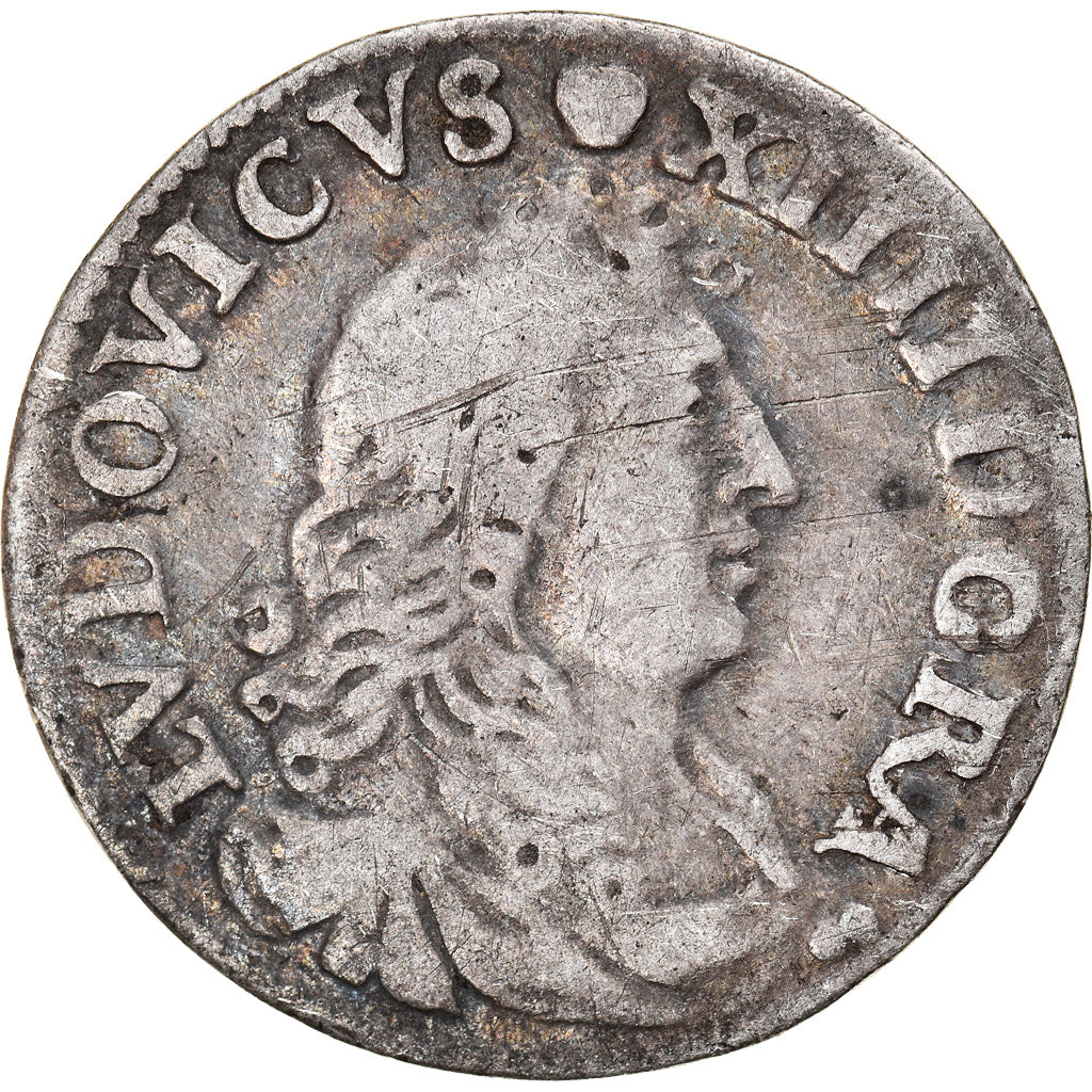 Moneda, Francia, Louis XIV, 4 Sols dits « des Traitants », 4 Sols, 1677