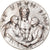 Vaticaan, Medaille, Jubilé de Rome, 1975, Manfrini, PR+, Silvered bronze