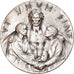 Vaticano, medaglia, Jubilé de Rome, 1975, Manfrini, SPL, Bronzo argentato