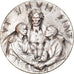 Vaticano, Medal, Jubilé de Rome, 1975, Manfrini, MS(60-62), Bronze Prateado