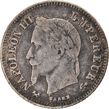 Monnaie, France, Napoleon III, Napoléon III, 20 Centimes, 1866, Bordeaux, TTB