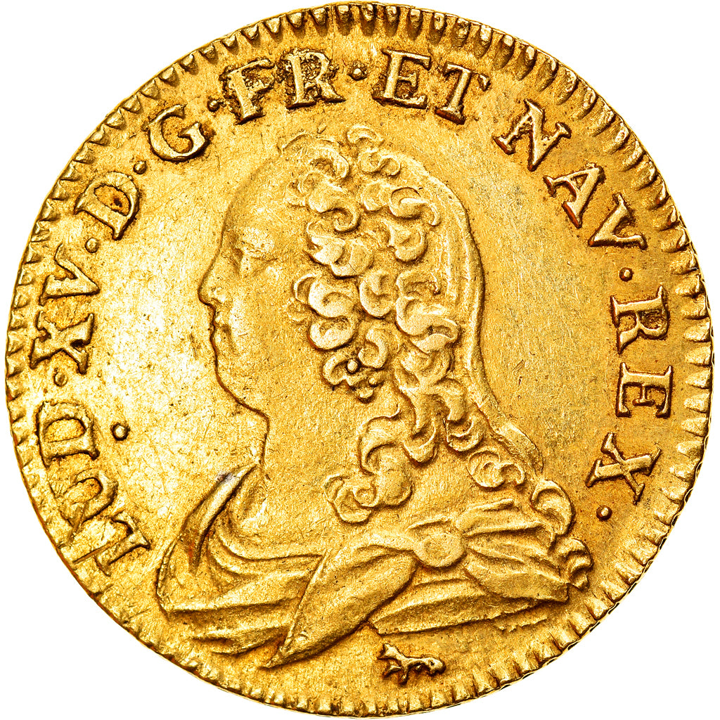 Monnaie, France, Louis XV, Louis d'or aux lunettes, Louis d'Or, 1726, Paris