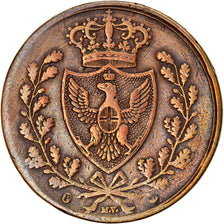 Munten, Italiaanse staten, SARDINIA, Carlo Felice, 5 Centesimi, 1826, Torino