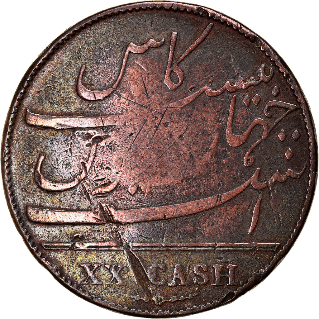 Coin, INDIA-BRITISH, MADRAS PRESIDENCY, 20 Cash, 1803, Soho Mint, Birmingham
