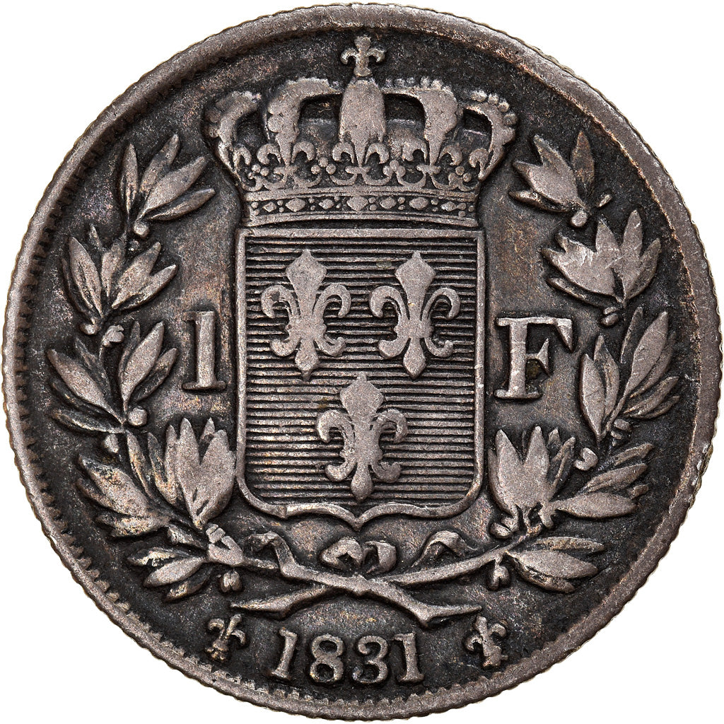Monnaie, France, Henri V, Franc, 1831, Paris, TTB, Argent, Gadoury:451, KM:28.2