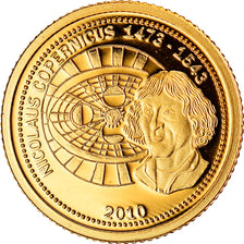 Moneda, Samoa, NICOLAUS COPERNICUS, Tala, 2010, FDC, Oro