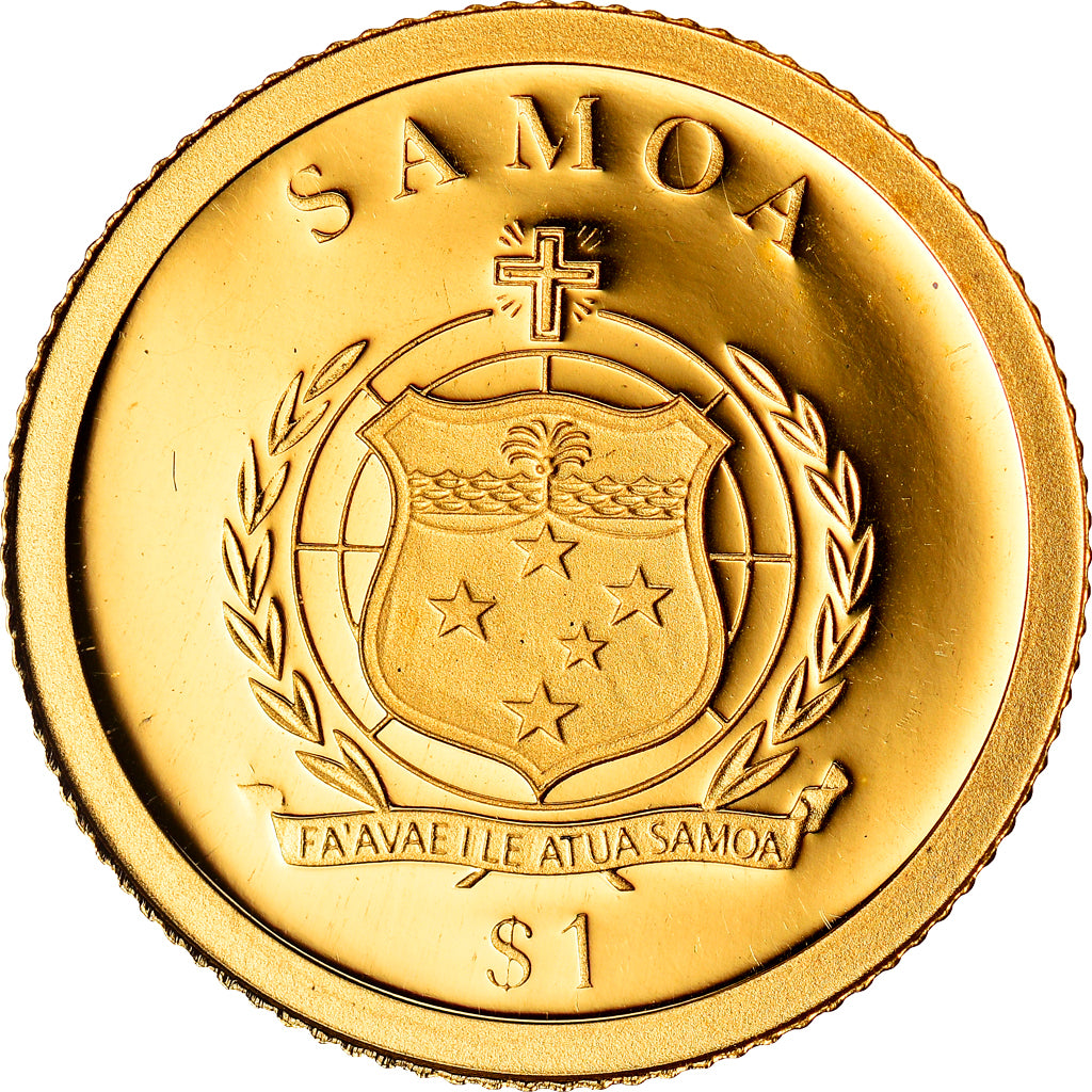 Moneda, Samoa, NICOLAUS COPERNICUS, Tala, 2010, FDC, Oro