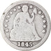 Moneda, Estados Unidos, Seated Liberty Dime, Dime, 1845, U.S. Mint