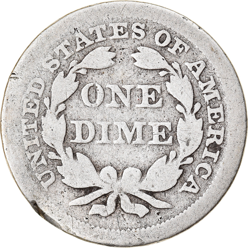 Moneda, Estados Unidos, Seated Liberty Dime, Dime, 1845, U.S. Mint