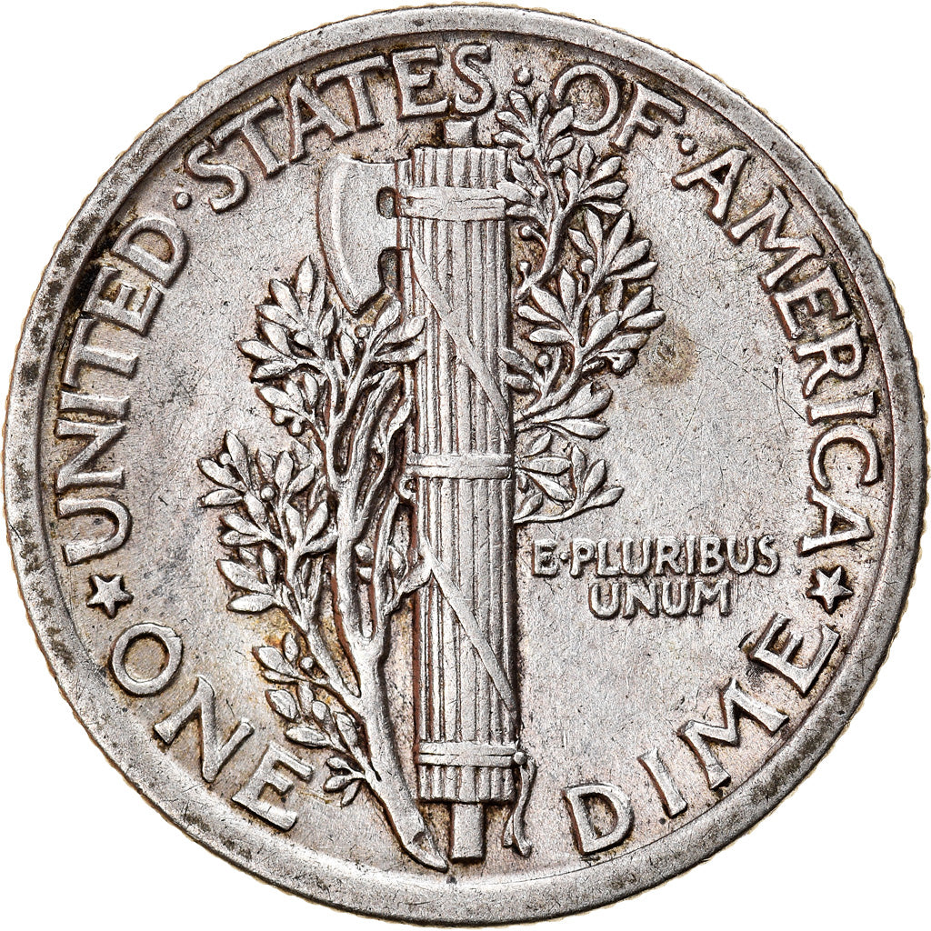Moneta, Stati Uniti, Mercury Dime, Dime, 1917, U.S. Mint, Philadelphia, SPL-
