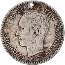 Coin, Greece, George I, 20 Lepta, 1874, Paris, VF(30-35), Silver, KM:44
