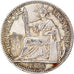 Munten, FRANS INDO-CHINA, 10 Cents, 1923, Paris, ZF, Zilver, KM:16.1