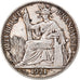 Moeda, INDOCHINA FRANCESA, 20 Cents, 1921, Paris, VF(30-35), Prata, KM:17.1